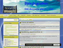 Tablet Screenshot of bjergbyparken.dk